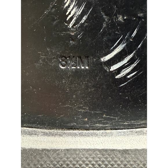 Torry Burch‎ Wyatt Black Leather Suede Tall Riding Zip Block Heel Size 8.5 M - Picture 11 of 12